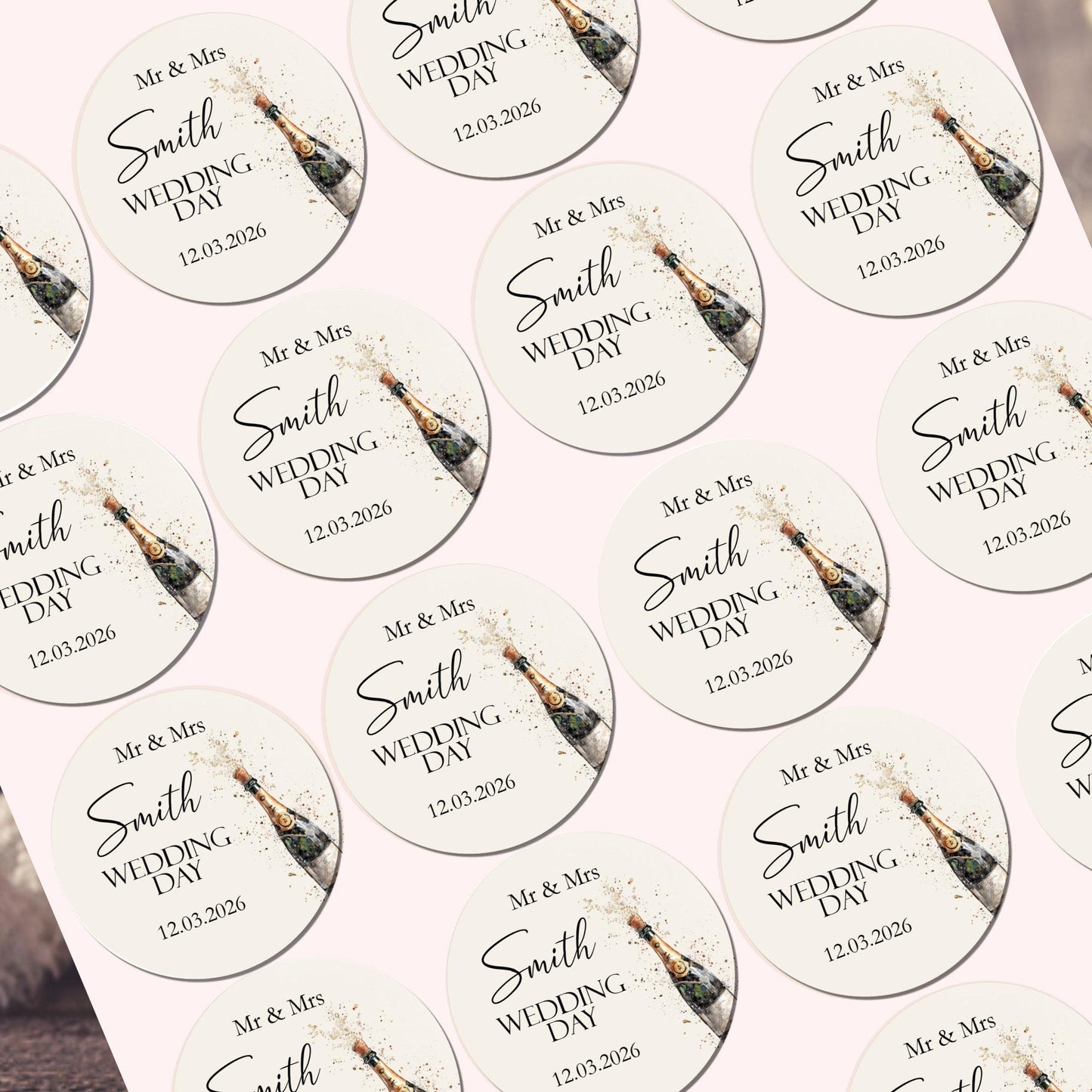 Wedding Stickers, Wedding Favour Sticker, Party Bags, Wedding Stationary, Sweet Cone Labels, Personalised Stickers, Envelope Seals, Wedding