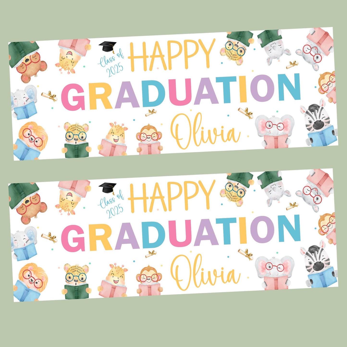 Nursery Graduation Banner , Personalised Nursery Party Banner, Custom Banner, Well done Banner, Pre-School Graduation, Leaving Nursery