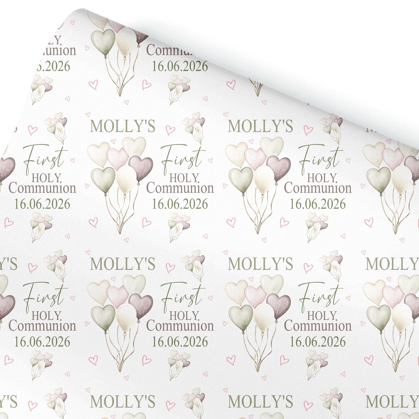 First Holy Communion Wrapping Paper, Confirmation gift wrap, Religious gift ideas
