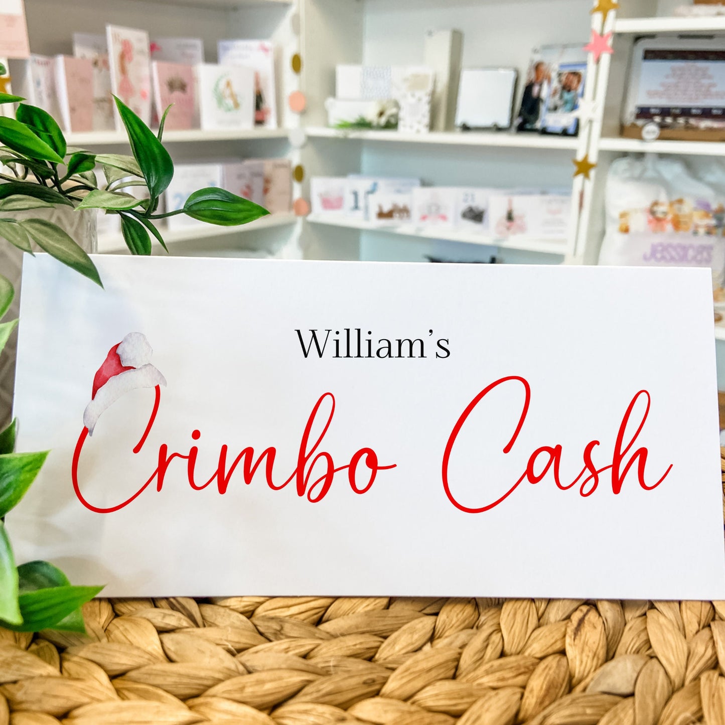Personalised Christmas Money Gift Wallet Christmas Cash Gift For you