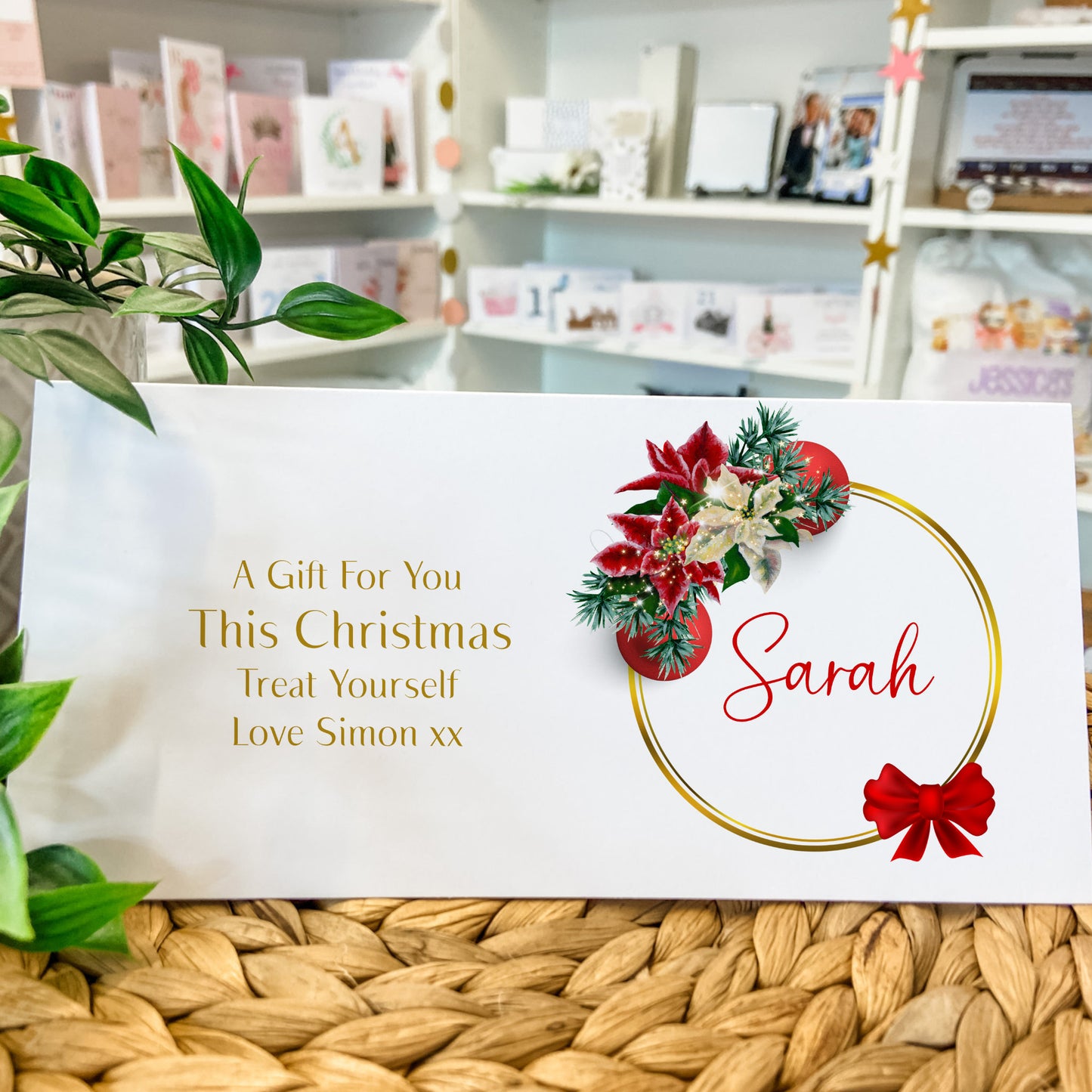 Personalised Christmas Money Gift Wallet Christmas Cash Gift For you