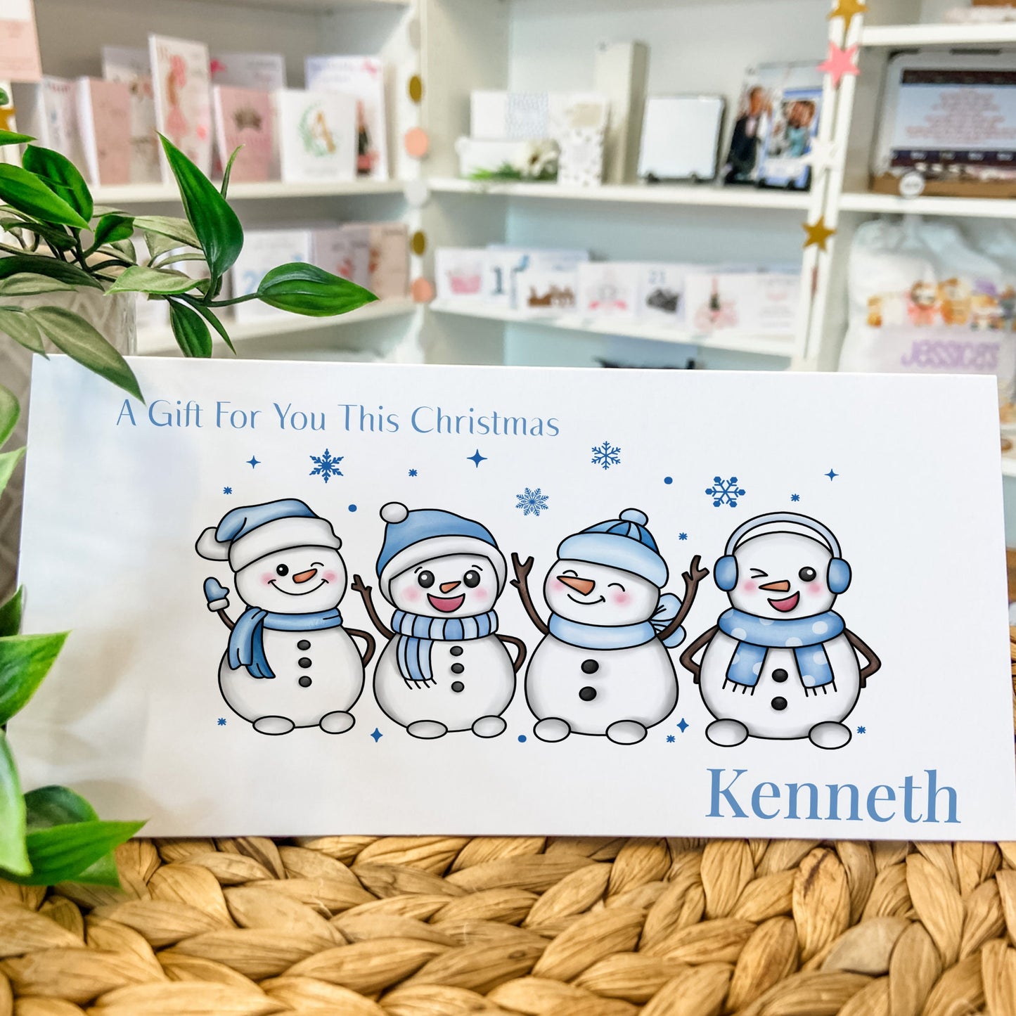 Personalised Christmas Money Gift Wallet Christmas Cash Gift For you