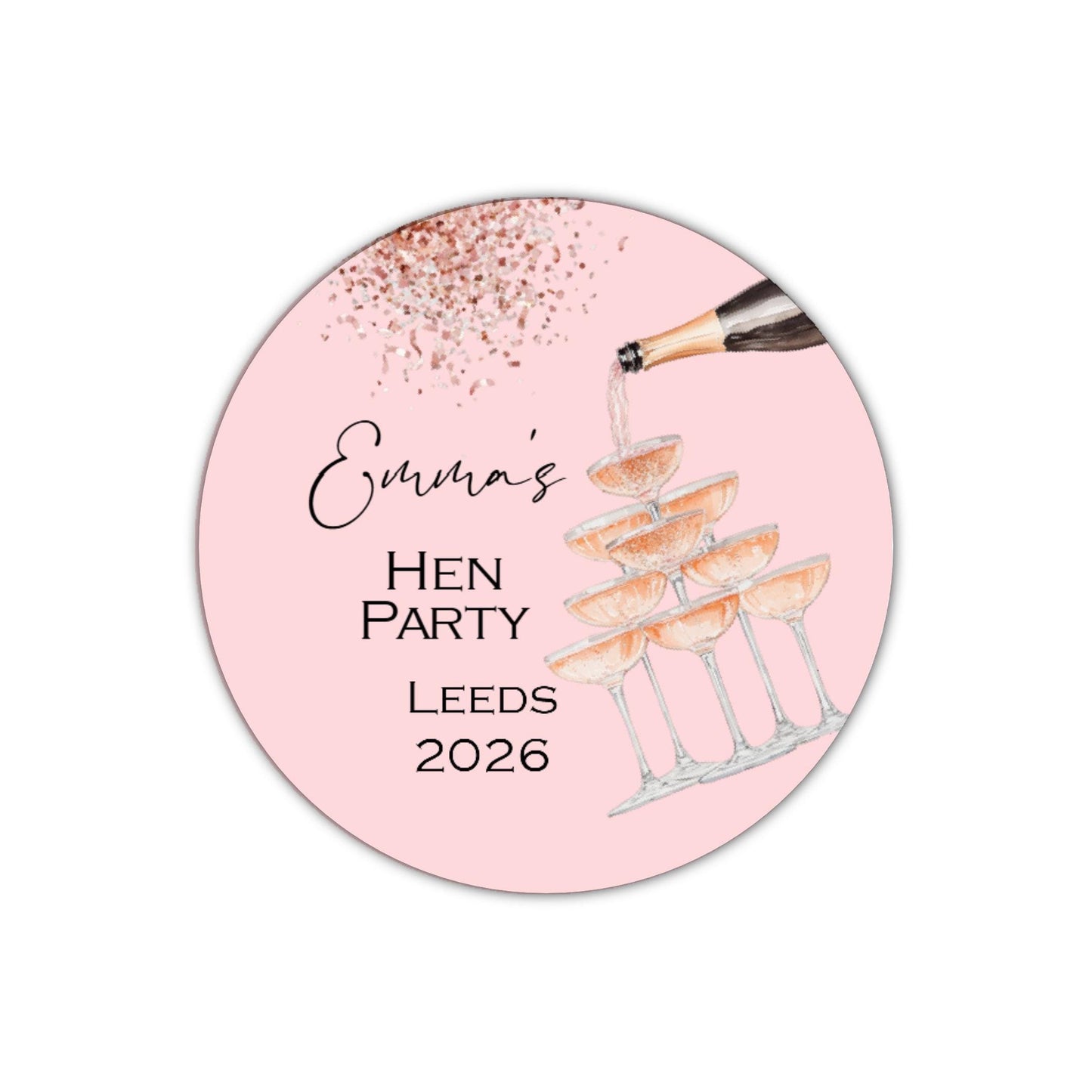 Personalised Hen Night Party Stickers for Favours Bride tribe Party Bags Printed Celebration Stickers Bride to be