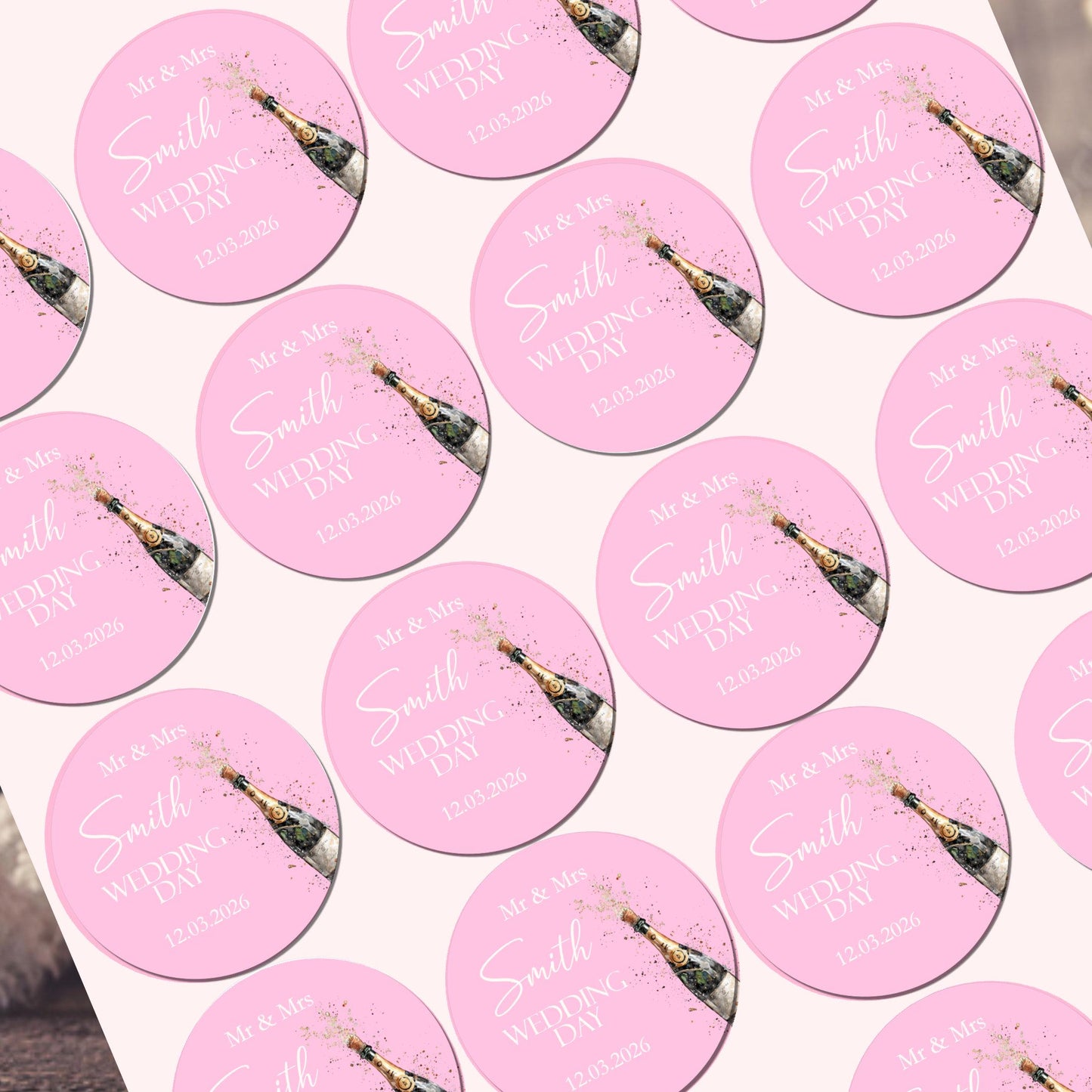 Wedding Stickers, Wedding Favour Sticker, Party Bags, Wedding Stationary, Sweet Cone Labels, Personalised Stickers, Envelope Seals, Wedding