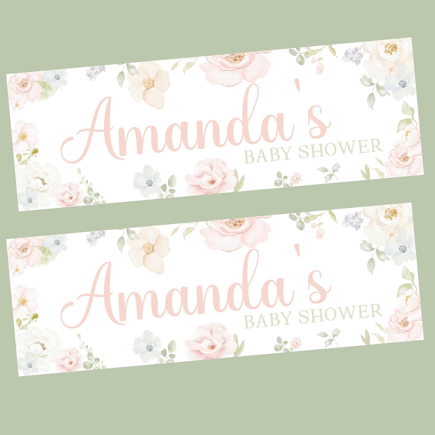 Personalised Baby Shower Decorations , Mum to be banner, Baby Shower, Christening, Pastel Baby Shower Decorations, Baby Shower ideas