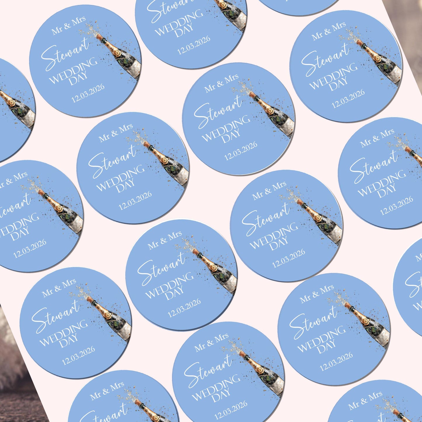 Wedding Stickers, Wedding Favour Sticker, Party Bags, Wedding Stationary, Sweet Cone Labels, Personalised Stickers, Envelope Seals, Wedding