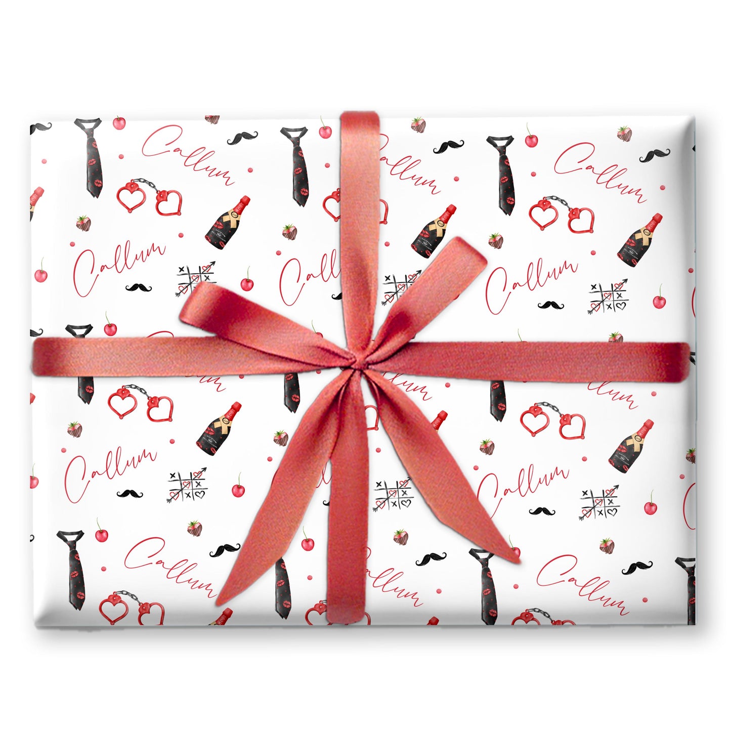 Personalised Valentines Wrapping Paper, Naughty Valentines Gifts, Sexy gift for her, Anniversary wrapping paper, gift ideas for her