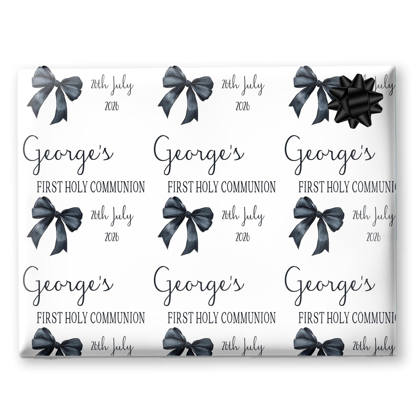 First Holy Communion Wrapping Paper, Confirmation gift wrap, Religious gift ideas
