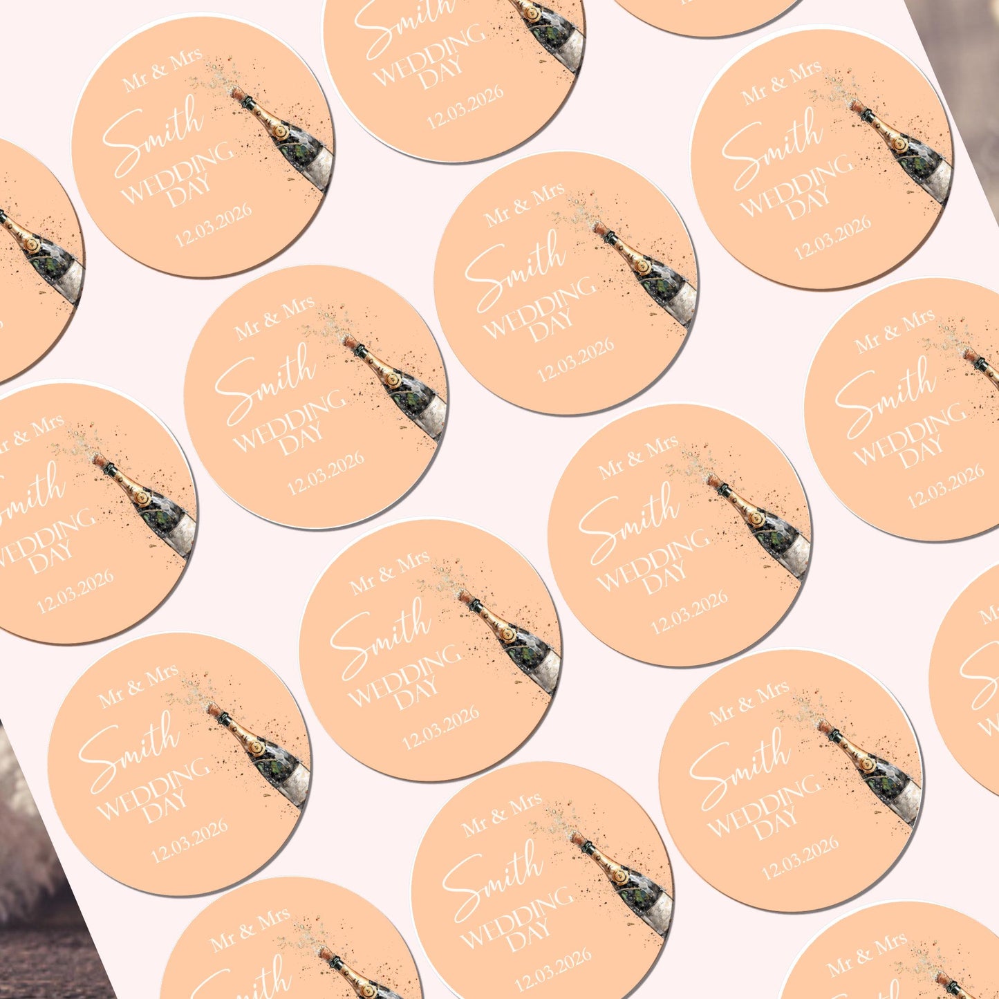 Wedding Stickers, Wedding Favour Sticker, Party Bags, Wedding Stationary, Sweet Cone Labels, Personalised Stickers, Envelope Seals, Wedding