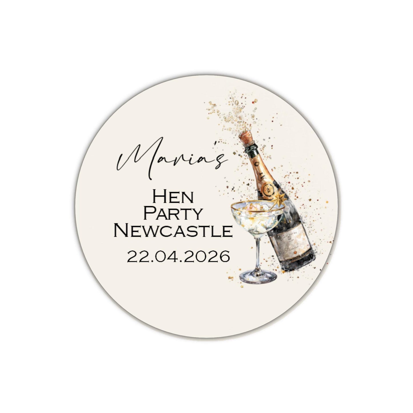 Personalised Hen Night Party Stickers for Favours Bride tribe Party Bags Printed Celebration Stickers Bride to be