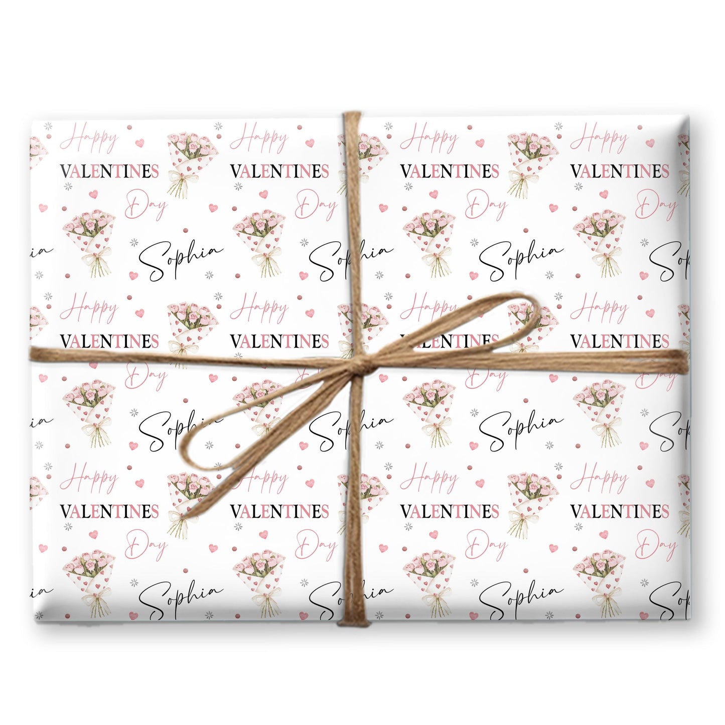 Personalised Valentines Wrapping Paper, Valentines Gifts, Valentines gift bag, gifts for her, Anniversary wrapping paper, gift ideas for her