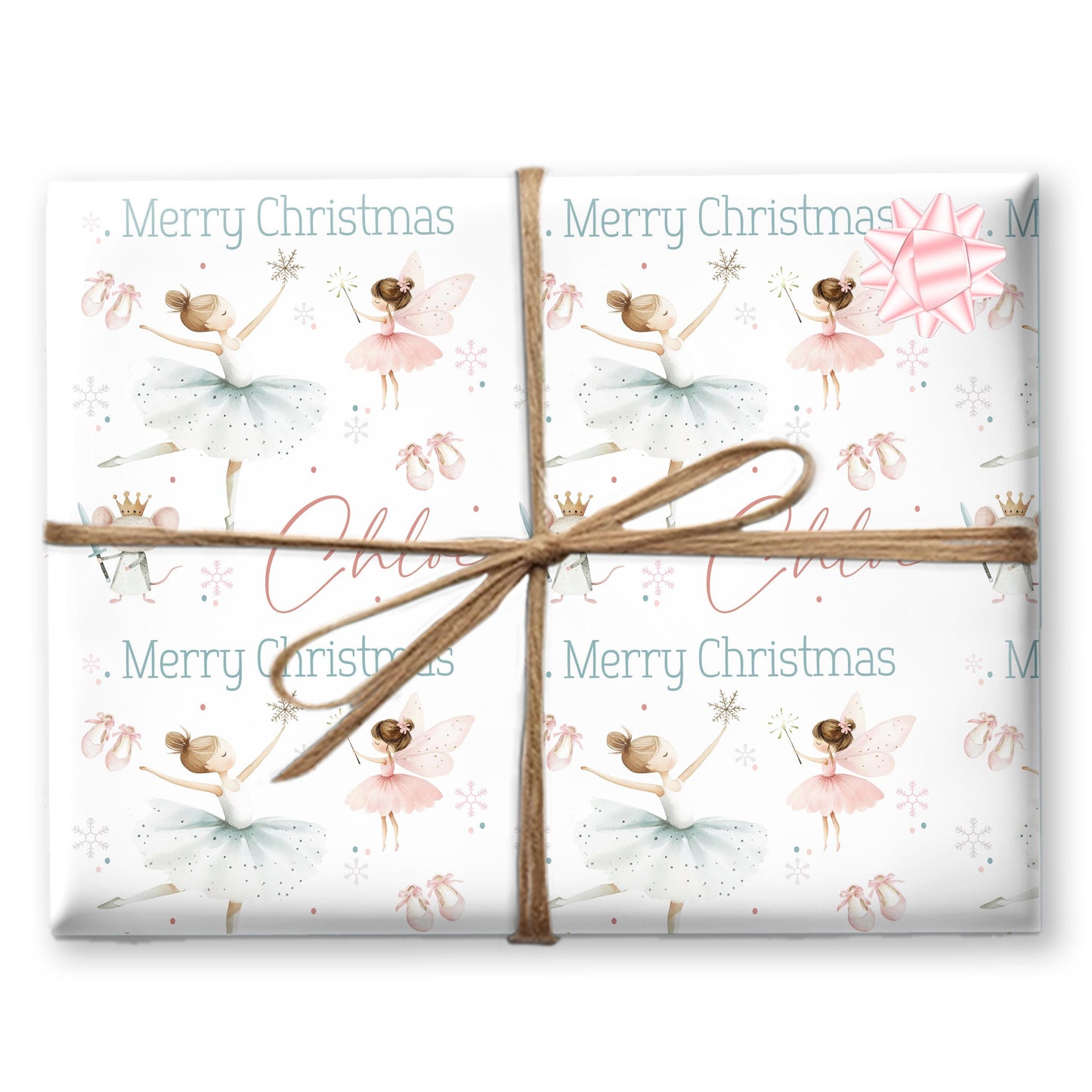 Personalised Fairy Christmas Gift Wrap | Personalised Christmas Wrapping Paper | Personalised Gift Wrap | Fun Gift Wrap | Cute Fairy
