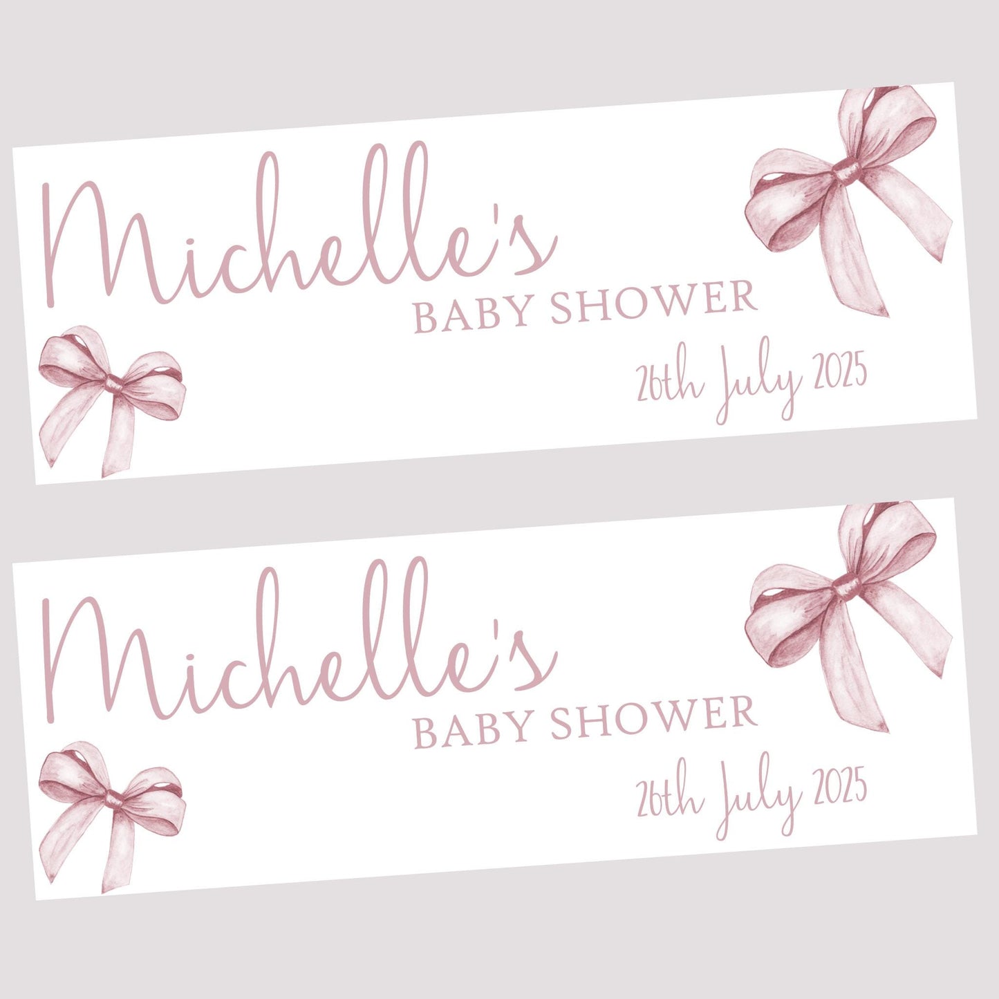Baby Shower Decor, Personalised Baby Shower banner, Mum to be, Baby Shower Signs,