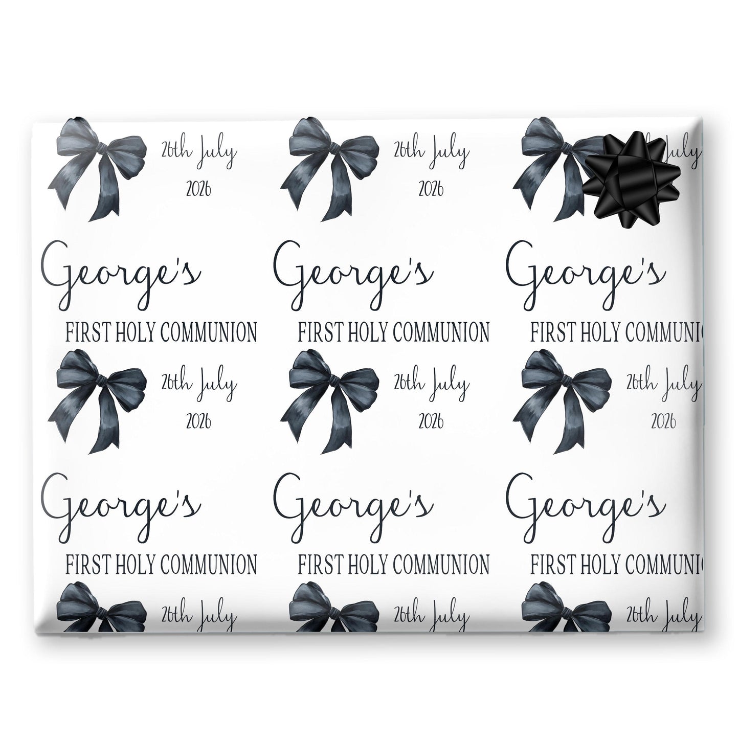 First Holy Communion Wrapping Paper, Confirmation gift wrap, Religious gift ideas