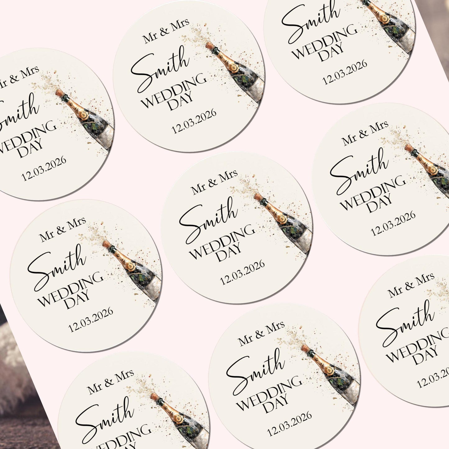 Wedding Stickers, Wedding Favour Sticker, Party Bags, Wedding Stationary, Sweet Cone Labels, Personalised Stickers, Envelope Seals, Wedding