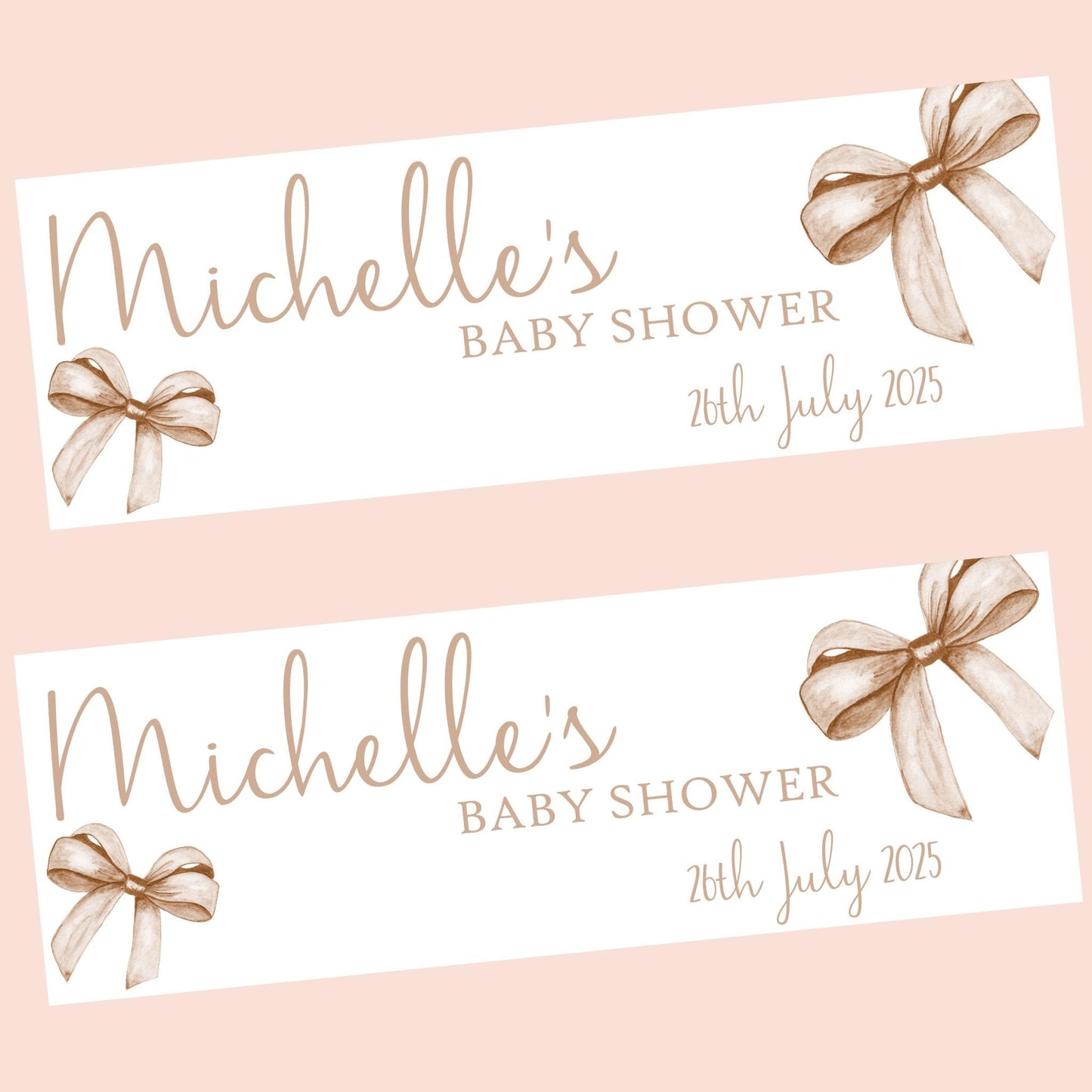 Baby Shower Decor, Personalised Baby Shower banner, Mum to be, Baby Shower Signs, Pastel Baby Shower Decorations