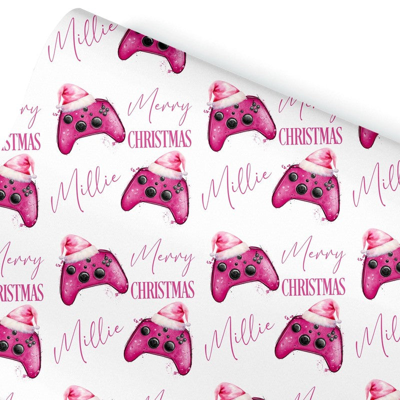 Gaming gift wrap for teenagers, Christmas wrapping paper for children