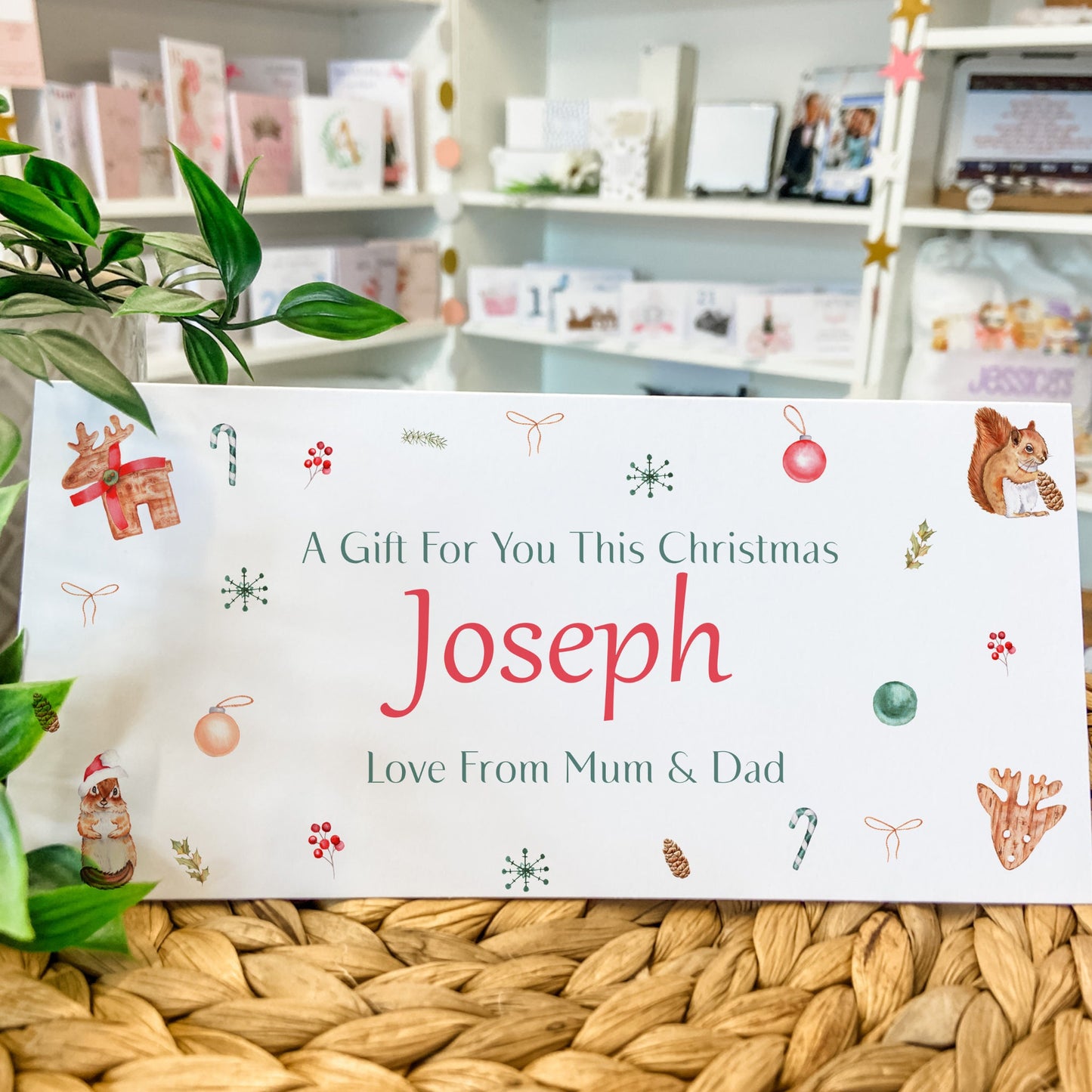 Personalised Christmas Money Gift Wallet Christmas Cash Gift For you