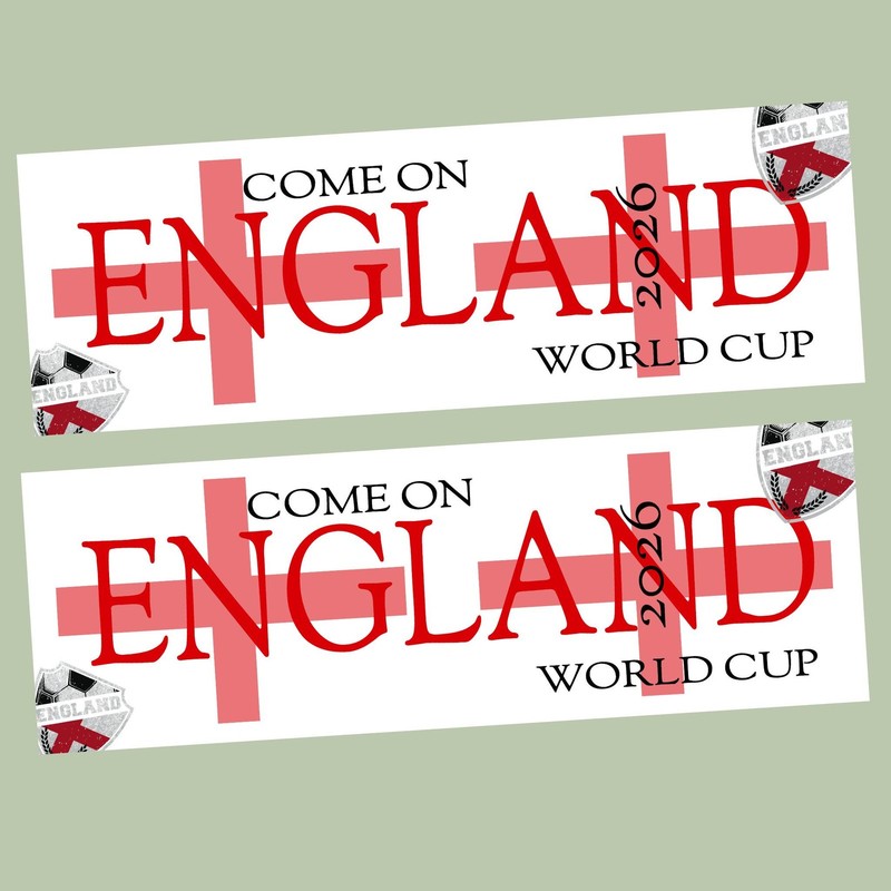 England World Cup Banner, World Cup Party Banner Personalised