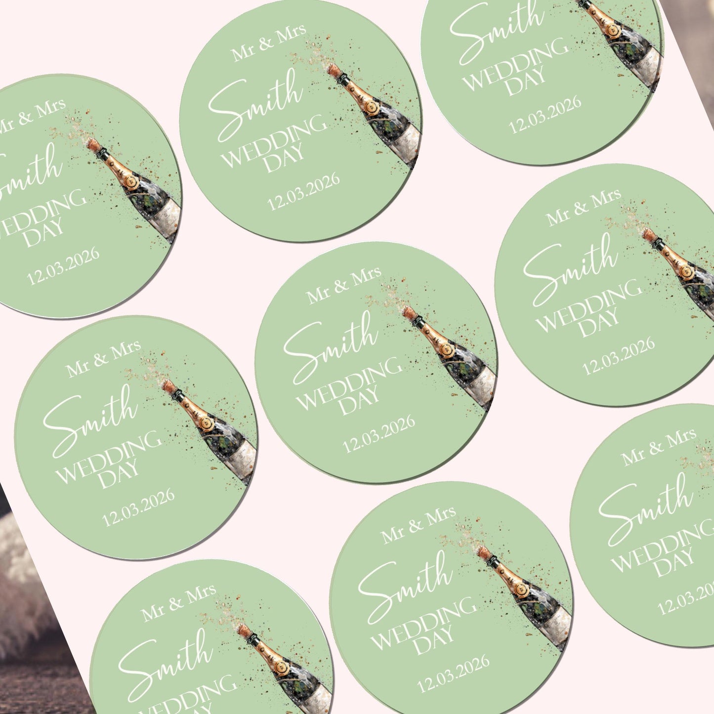 Wedding Stickers, Wedding Favour Sticker, Party Bags, Wedding Stationary, Sweet Cone Labels, Personalised Stickers, Envelope Seals, Wedding