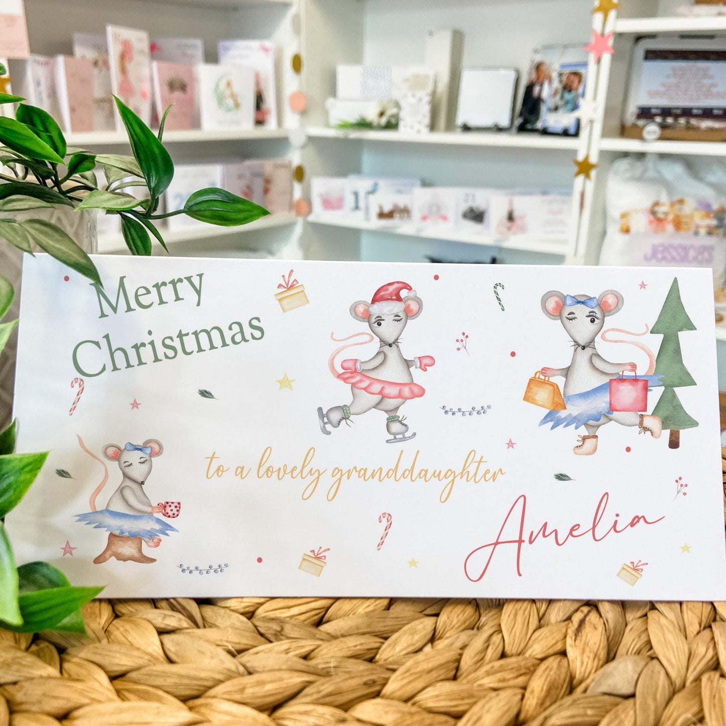 Personalised Christmas Money Gift Wallet Christmas Cash Gift For you this christmas