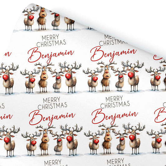 Personalised Gift Wrap | Personalised Christmas Wrapping Paper | Personalised Gift Wrap | Fun Gift Wrap |  Funny Christmas Gift Wrap