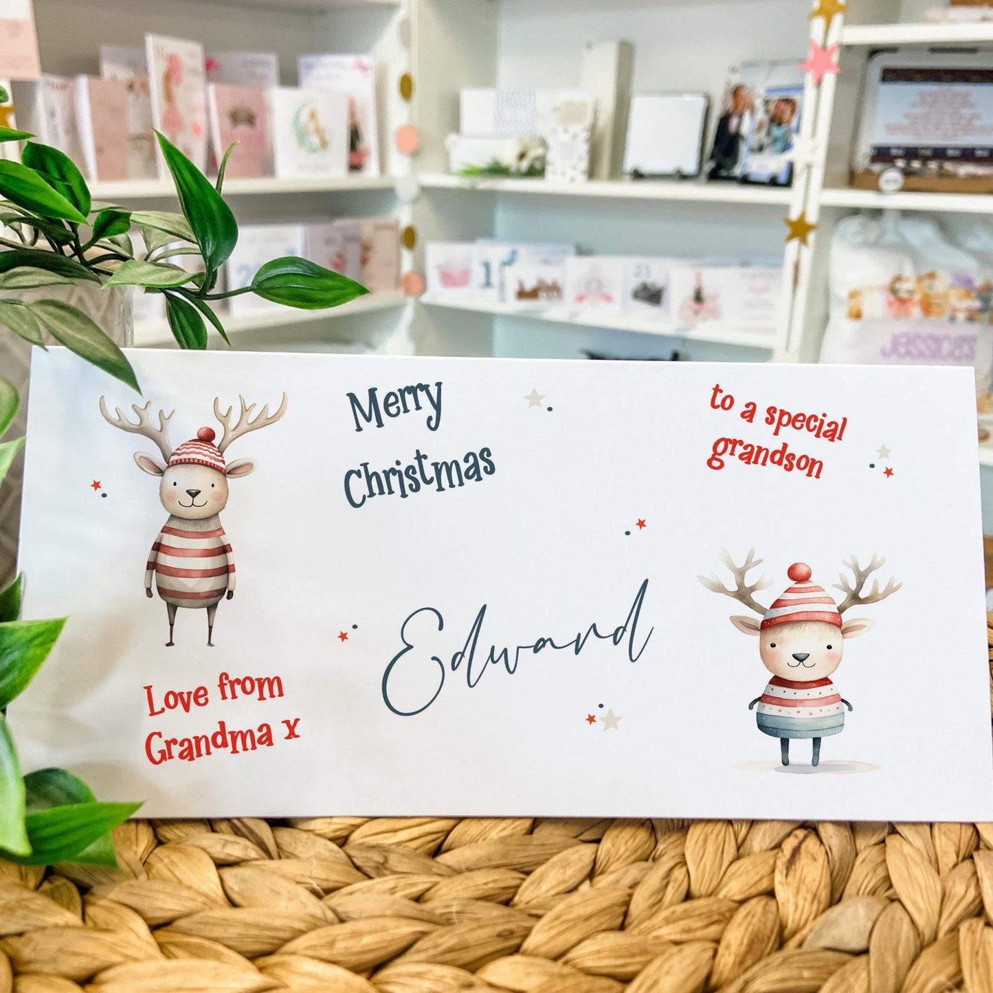 Personalised Christmas Money Holder Gift Wallet Christmas Cash Gift For You