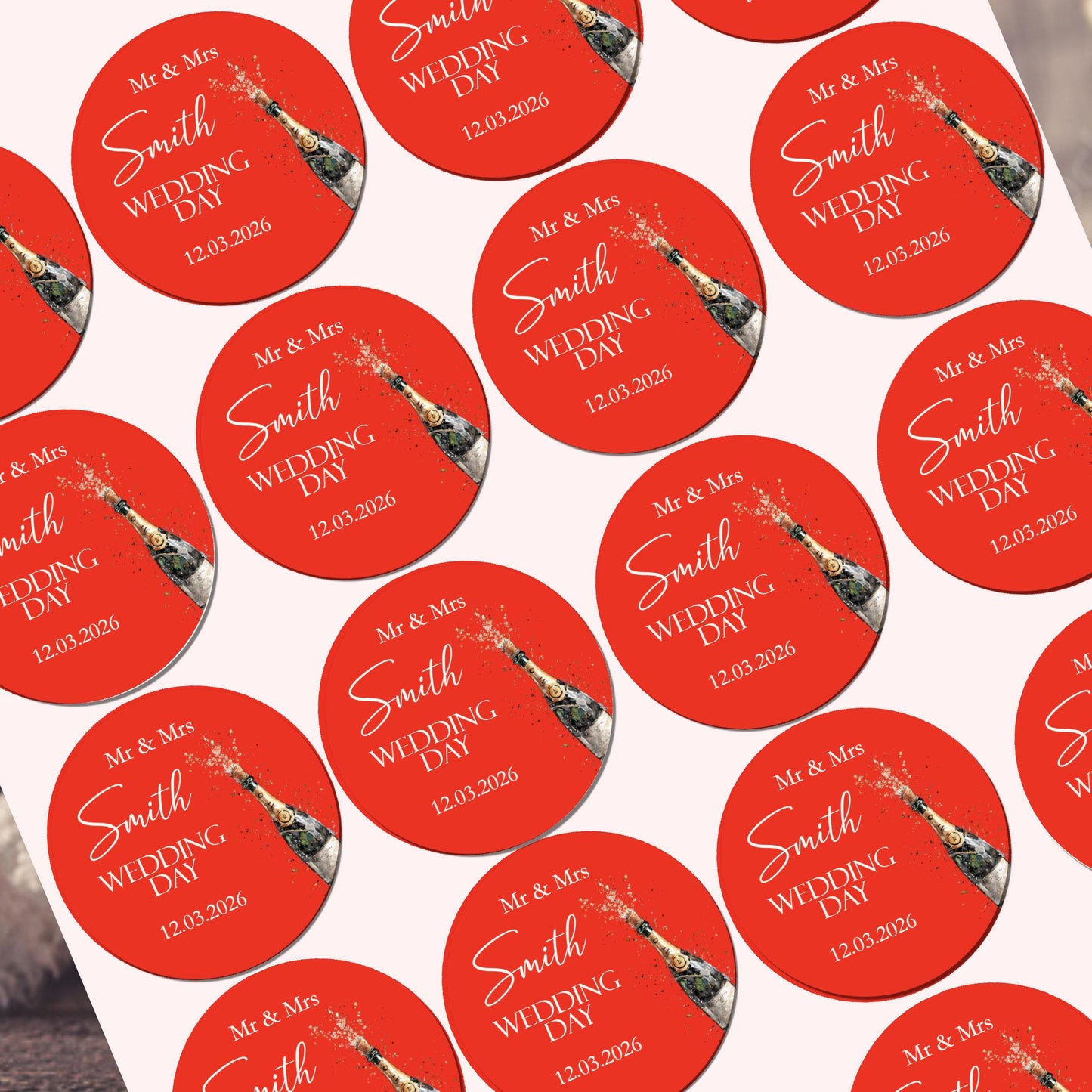 Wedding Stickers, Wedding Favour Sticker, Party Bags, Wedding Stationary, Sweet Cone Labels, Personalised Stickers, Envelope Seals, Wedding