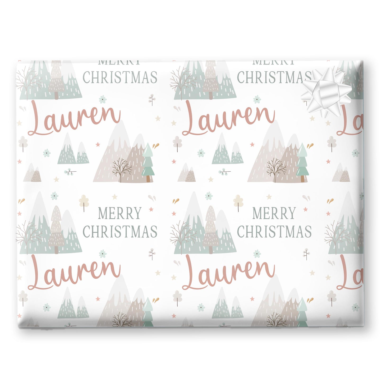 Personalised Gift Wrap | Personalised Christmas Wrapping Paper | Personalised Gift Wrap | Fun Gift Wrap |  Scandi Christmas