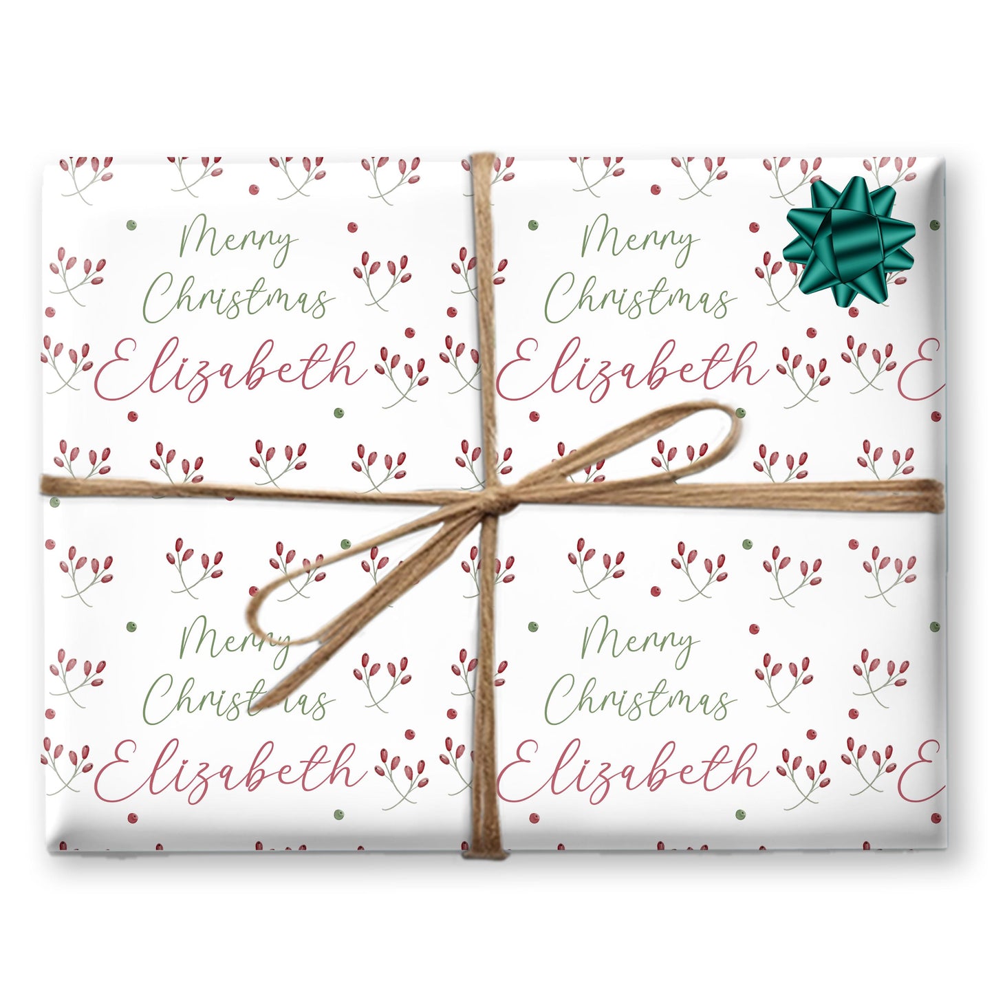 Personalised Gift Wrap For Her | Personalised Christmas Wrapping Paper | Personalised Gift Wrap