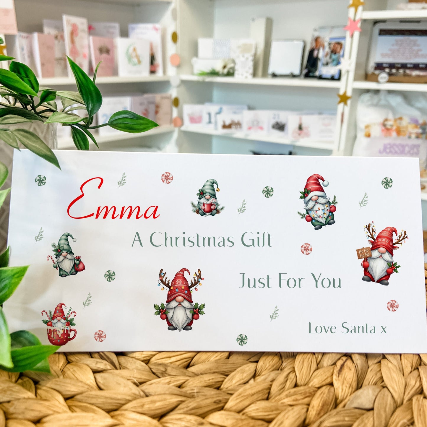 Personalised Christmas Money Gift Wallet Christmas Cash Gift For you