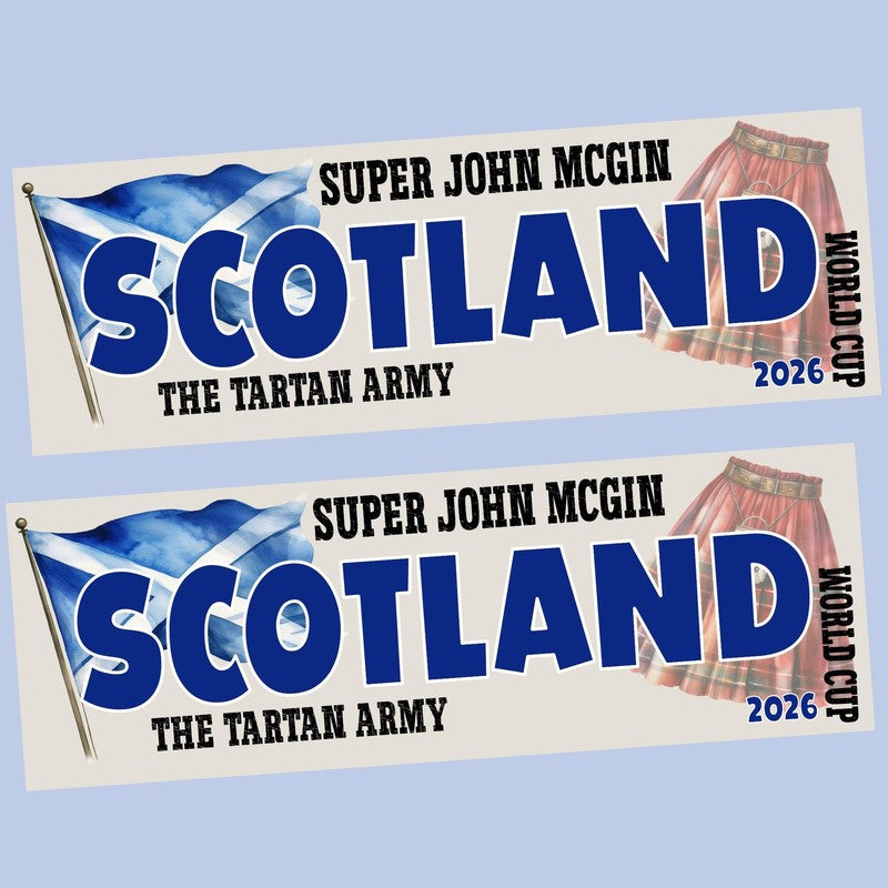 Scotland World Cup Banner, World Cup Party Banner Personalised