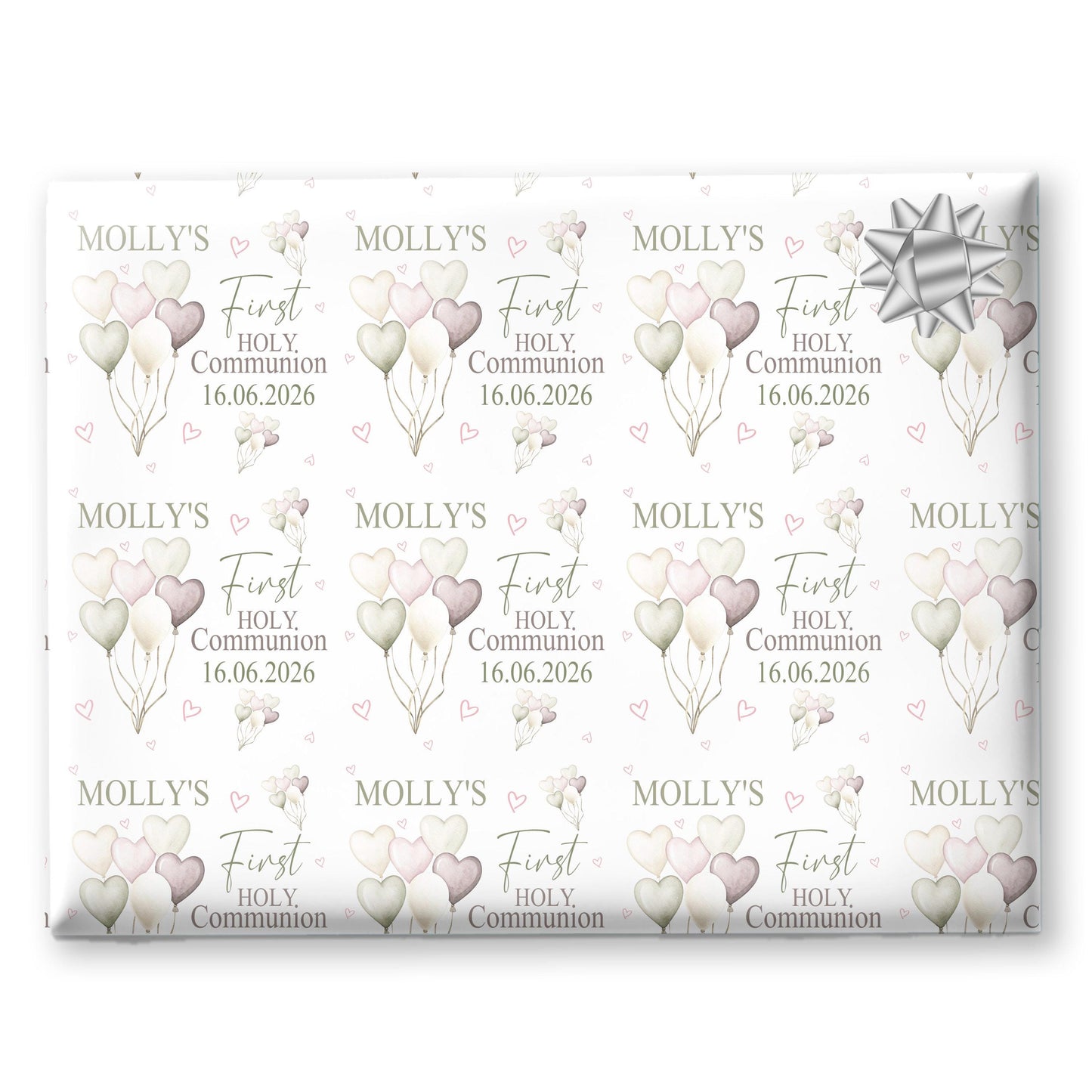First Holy Communion Wrapping Paper, Confirmation gift wrap, Religious gift ideas