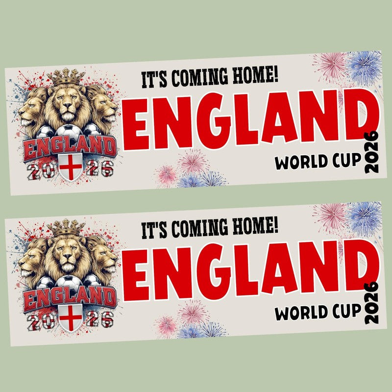 England World Cup Banner, World Cup Party Banner Personalised