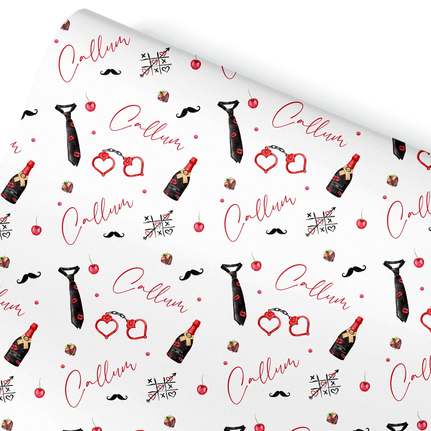 Personalised Valentines Wrapping Paper, Naughty Valentines Gifts, Sexy gift for her, Anniversary wrapping paper, gift ideas for her
