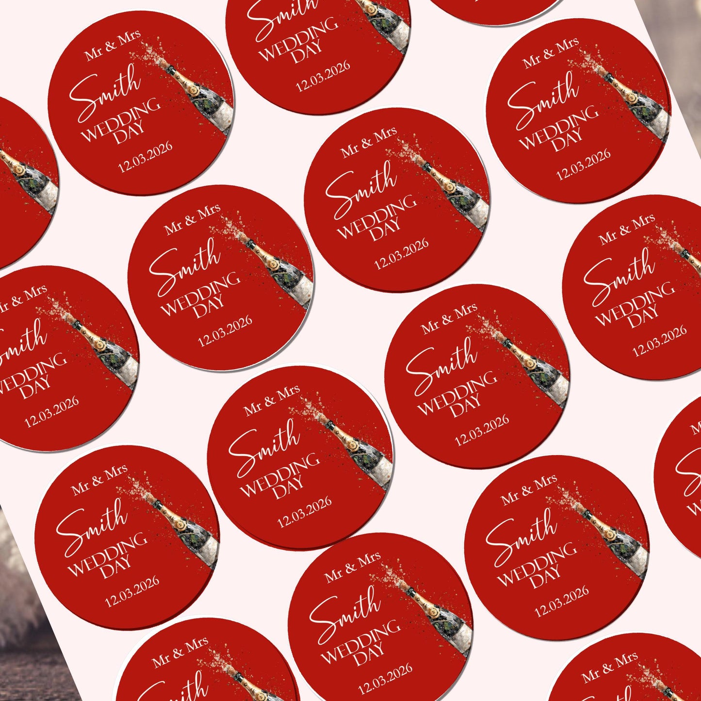 Wedding Stickers, Wedding Favour Sticker, Party Bags, Wedding Stationary, Sweet Cone Labels, Personalised Stickers, Envelope Seals, Wedding