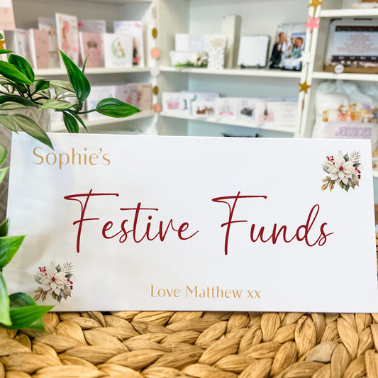 Personalised Christmas Money Gift Wallet Christmas Cash Gift For you