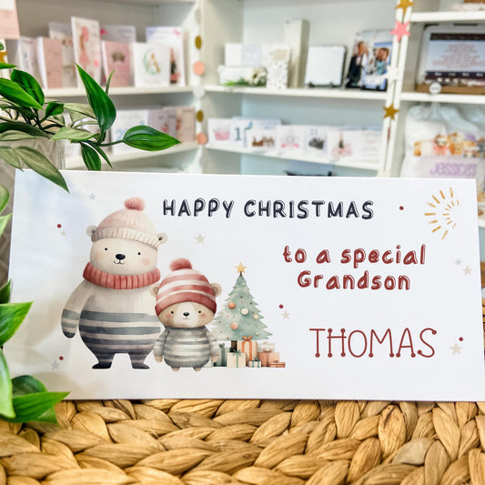 Personalised Christmas Money Holder Gift Wallet Christmas Cash Gift For You