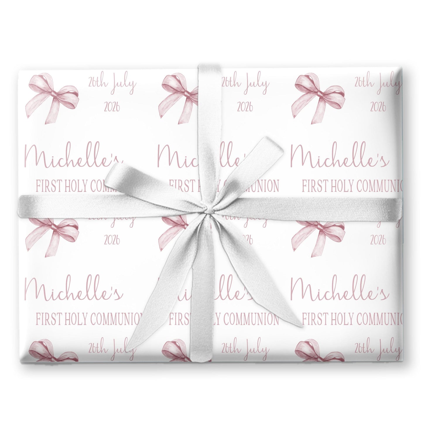 First Holy Communion Wrapping Paper, Confirmation gift wrap, Religious gift ideas