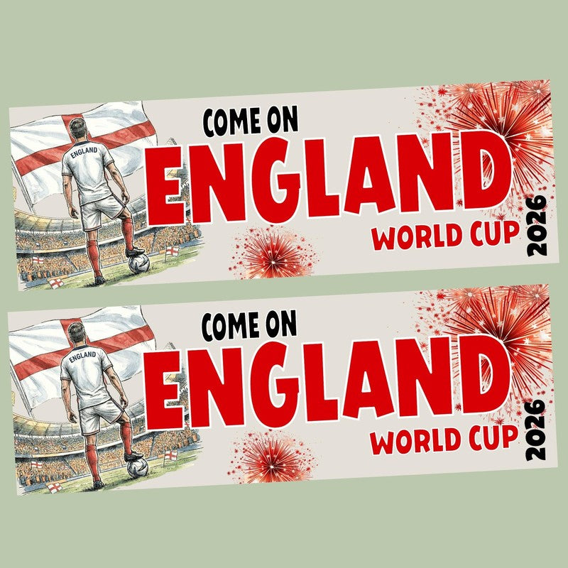 England World Cup Banner, World Cup Party Banner Personalised