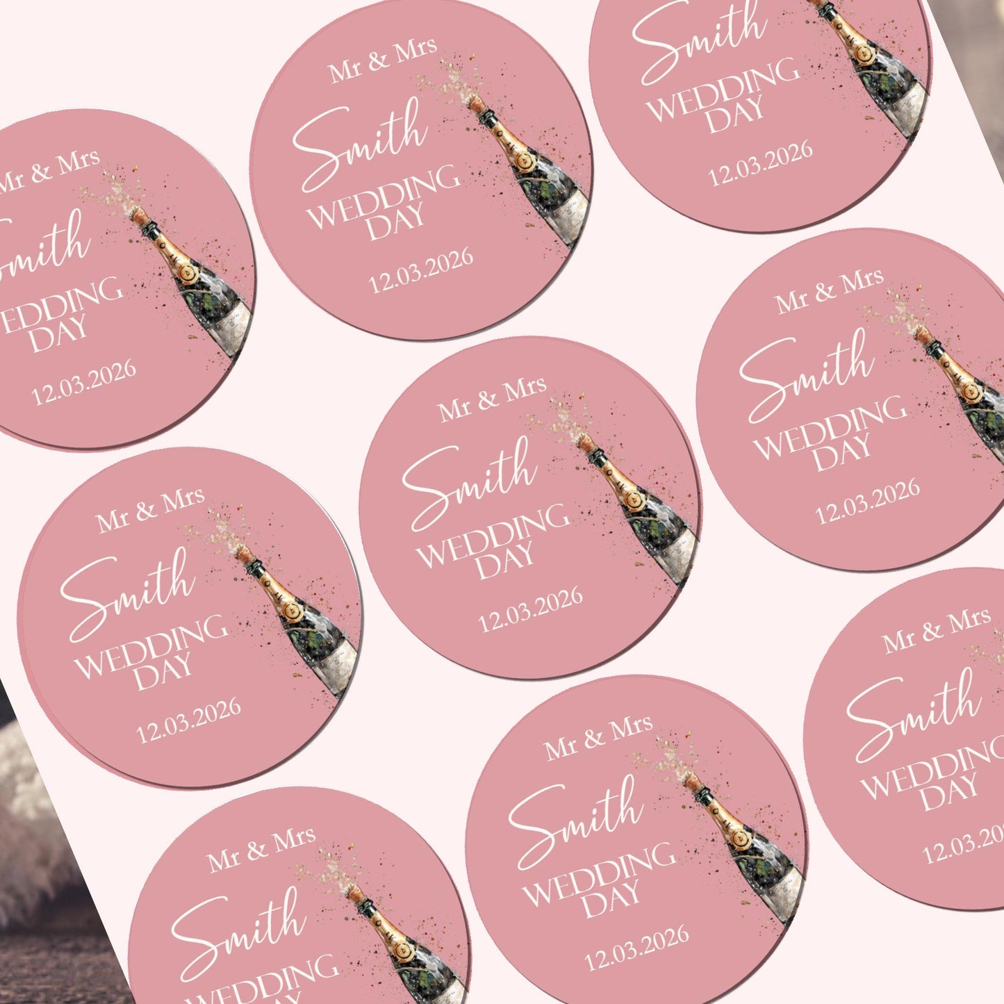 Wedding Stickers, Wedding Favour Sticker, Party Bags, Wedding Stationary, Sweet Cone Labels, Personalised Stickers, Envelope Seals, Wedding
