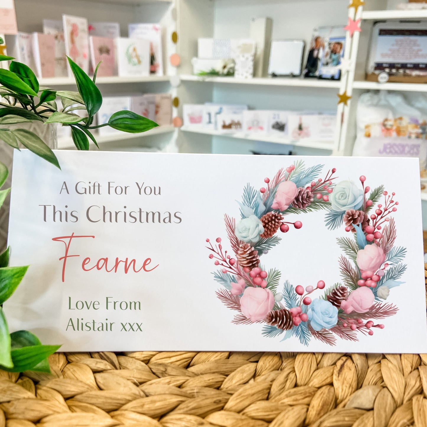 Personalised Christmas Money Gift Wallet Christmas Cash Gift For you