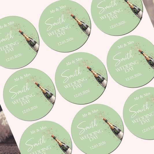 Wedding Stickers, Wedding Favour Sticker, Party Bags, Wedding Stationary, Sweet Cone Labels, Personalised Stickers, Envelope Seals, Wedding