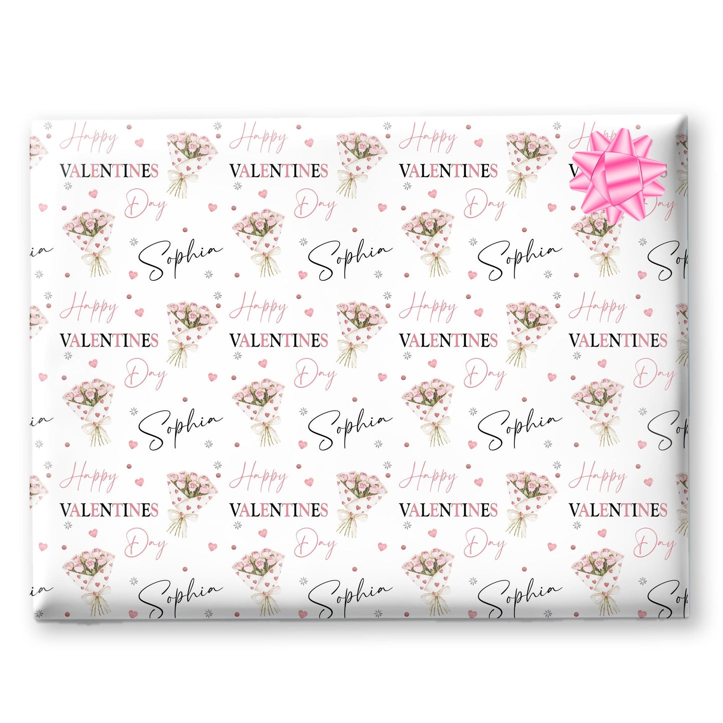 Personalised Valentines Wrapping Paper, Valentines Gifts, Valentines gift bag, gifts for her, Anniversary wrapping paper, gift ideas for her