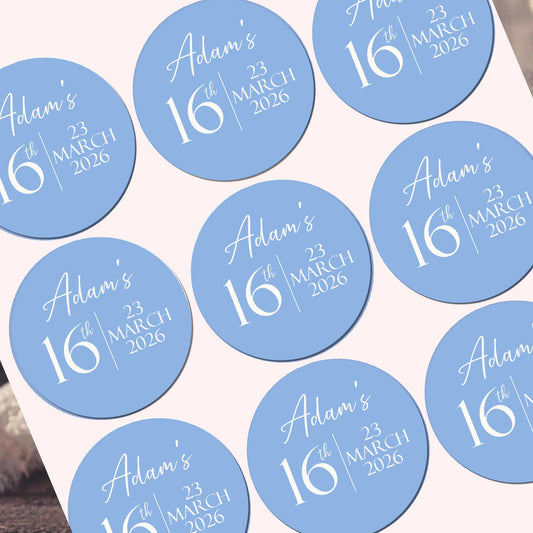 Birthday Stickers Party Bags Birthday Cake Seals Celebration Stickers