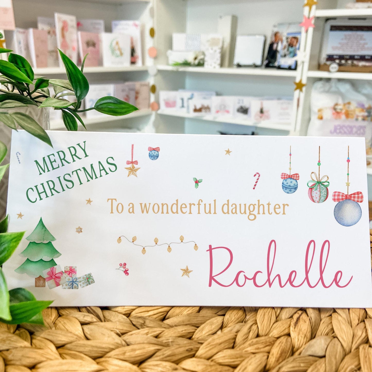 Personalised Christmas Money Gift Wallet Christmas Cash Gift For you this christmas