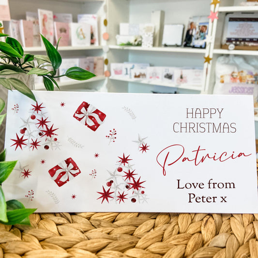 Personalised Christmas Money Holder Gift Wallet Christmas Cash Gift For You