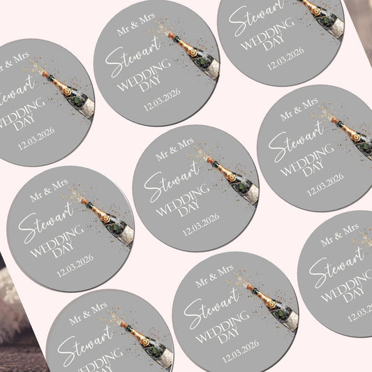 Wedding Stickers, Wedding Favour Sticker, Party Bags, Wedding Stationary, Sweet Cone Labels, Personalised Stickers, Envelope Seals, Wedding