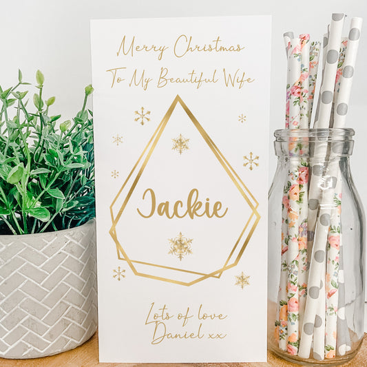 Personalised Christmas Money Gift Wallet Christmas Cash Gift For you