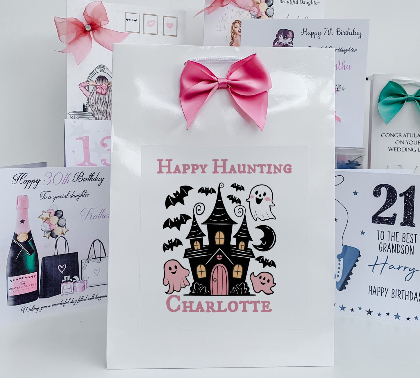 Personalised Halloween Gift Bag  Daughter Granddaughter Son Grandson